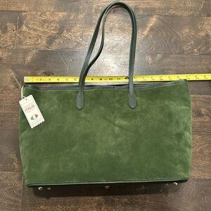 NWT DIVINA FIRENZE TOTE SHOPPER SHOULDER BAG ITALIAN LEATHER   MADE IN ITALY